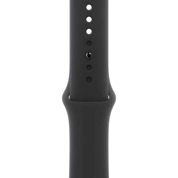 Apple Watch Series 11 46mm Aluminum Space Gray Case Black Sport Band M/L